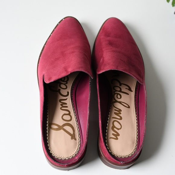 Sam Edelman Pink Suede Flats - Picture 2 of 4